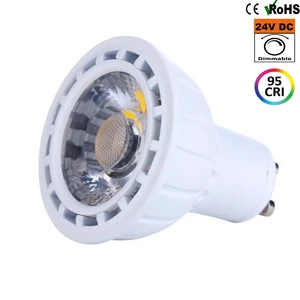 Benory 8W Loxone 24v Gu10 Dimmable Cri95 Mr16 LED Spot Light for KNX GVS DMX DALI DT8 PWM CASAMBI Control4 Domotica Smart Bulbs