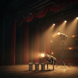 CRI92+ RGBLAC Ellipsoidal Profile Spotlights-19/26/36 Selectable LED Professional Film Lighting DMX512 Control IP20 Rated