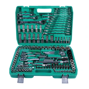 Chromium Vanadium Steel Socket Wrench Toolbox 151 Pieces Auto Mechanic Set Auto Hardware Tools Set