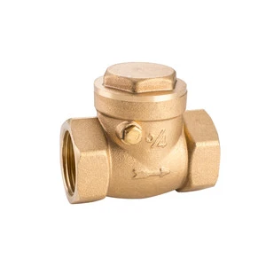 1/2-4 Inch NPT And BSP Thread Soft Seal Brass Swing Check Valve