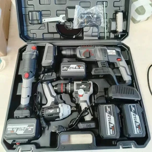 Big Discount available Sales for MKT Combo Power Tools 4 Kits Tool Set 20v Volt Cordless Drills Battery DIY