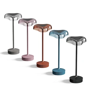 Creative Outdoor Acrylic Transparent Lampshade Small Table Lamp Stepless Dimming RGB Table Lamp