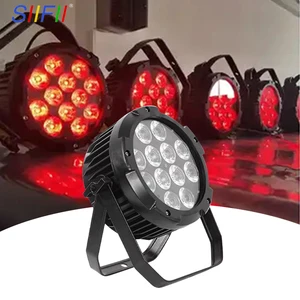 LED Waterproof Par Light 12x18W RGBW/ RGBWA+UV 6IN1 LED Stage Light DMX512 for Disco DJ Projector Party Decoration Night Light