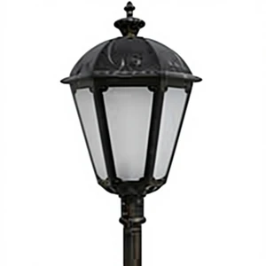 Antique Street Light Lawn Lights Outdoor LED Garden Lamp Post Aluminum IP65 Waterproof Ra70 3500K Warm White 120 Beam Angle