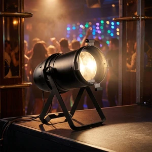 100W COB LED Spotlight 3000K 5700K CRI90 Adjustable Beam Stage Par Light DMX Control IP20 Aluminum+Plastic AC 110V