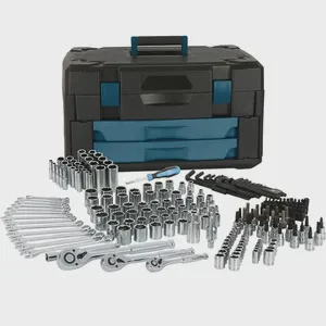 Peaktop 270 Piece Professional Tool Set Tool Storage Case Storage Repair Hand Tool Set Kit