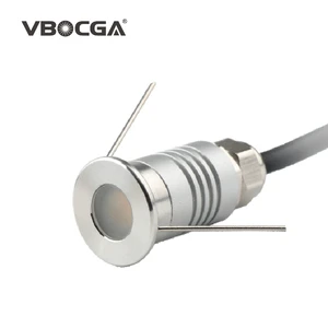 IP67 Waterproof LED Mini Spotlight Underground Paver Lamp Light DC12V Stainless Steel 3000K Embedded Garden Landscape Lighting