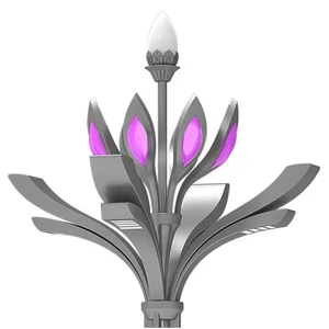 Retro Landscape Lighting Lamp Waterproof European Style High Pole Solar Garden Light