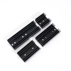 OEN Custom 20mm To 1000mm Wide Anodized Heatsink Aluminum Led Heat Sink With CNC Machining Services