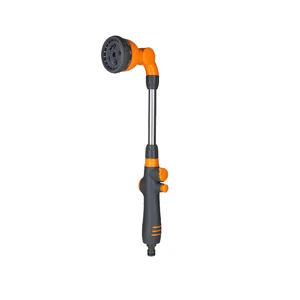 Multifunctional Long Pole Water Gun Nozzle Manual Irrigation Spray Gun For Household Agricultural Garden Car Washing Watering
