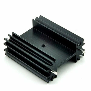 All kinds of Heat Sink TO-220 Cooling Fin 30*34*12MM Black Cooler Radiator Customized Triode IC heatsink