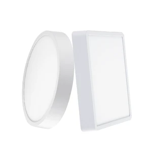 Cheap Square Round CE Rohs Home Aluminum 100-270V 6w 9w 12w 18w 24w 30w Surface Mount Fancy Led Panel Light