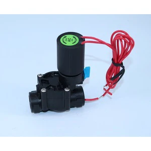 Zanchen Solenoid Valve 3/8 Inch Plastic Body AC24V DC12V Water Control For Plumbing