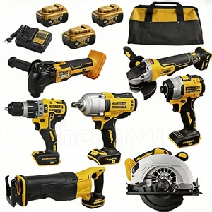 Professional-grade 20V Cordless Power Tool Set, Suitable for Industrial Maintenanceconstruction Outdoor Work.screwdriver Set