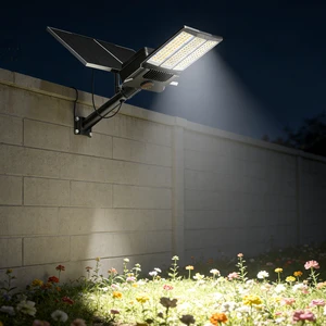 Solar LED Street Light 150LM/W Aluminum IP65 Outdoor Solar Road Lamp With Motion Sensor Remote Control for Wholesale Projects