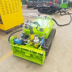 Intelligent Remote Control Sewage Removal Electric Chassis Rubber Tracked Underwater Dredging Robot