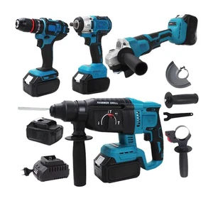OEM Support 20v Lithium Battery 4 in 1 Multi-Functional Cordless Drill Set Power Tool for Home Electrical Applications