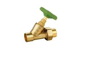LEQUN Cast Brass Tilt Globe Valve with Handle Water Pressure 12mm - 28mm