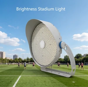 600W High Mast Flood LED Light 60 Beam Angle 3000-6500K Color Temp 5-Year Warranty Sports Stadium IP66 Outdoor Use