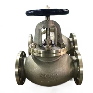 Marine JIS Steel Globe Valve F7311 F7319 F7313 F7311c F7471 F7473 Flanged End For Shipbuilding