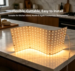 Flexible Panel Light 200leds High Efficiency Tunable LED Sheet 2700k+6500k Stage Wall Door Panel Decorative Lighting 5Y Warranty