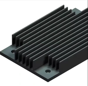 High Quality Al6063 Custom Aluminum Extruded Led Heat Sink CNC Machining Part Heatsink Aluminum Extruded For Led Cooling System