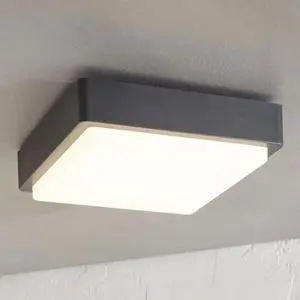 P62011 Outdoor Modern Led Light Decorative Residential Square Ceiling Light Plastic Living Room Surface Mounted IP65 1200lm