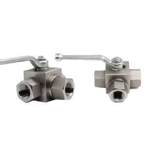 Best Seller 3-Way High Pressure Ball Valve Carbon Steel Ball Valves with High Quality