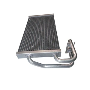 High Quality OEM Customized Aluminum 2 Layer Micro Channel Plate Heat Exchanger MCHE Components Microchannel Fin Condenser Coil