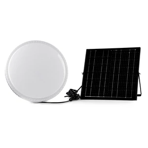 IP 65 Waterproof 350mm LED Panel Light 180 LED Solar Garden Lamps Remote Control for Indoor/Outdoor Home Use PC Material Ceiling