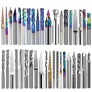 YINGBA Custom Solid Carbide Two-Flute Spiral Cutter Bit For CNC Router 8mm And 6mm Woodworking Bits