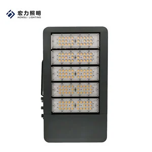 HongLi High Brightness 150lm/W 200W IP66 Outdoor Tunnel Lighting AC220V LED Stadium Light Aluminum Body 3000K CRI>70