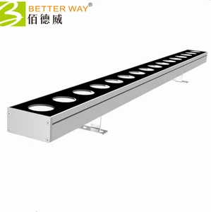 RDM 48V High Power RGBW DMX LED Wall Washer 100W 1M Exterior Architectural Lighting Own Mold Design