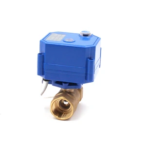 electric water valve flow control 5V 12V 24V 110V 220V electric 2 way control valve