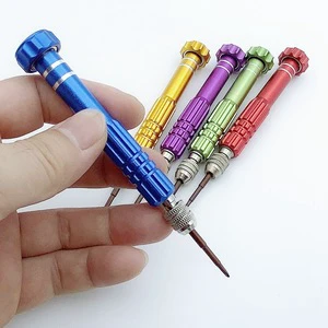 5-in-1 Multifunctional Small Screwdriver Set S2 Steel Magnetic Screwdriver Kit for Eyeglass Sunglasses
