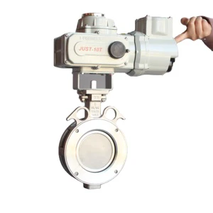 ASME High-Performance Double Eccentric Pneumatic Butterfly Valve DN40~DN2800 PN25~PN64 Water Compatible Headless Factory's Price