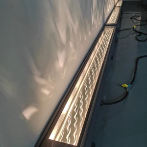 Outdoor Building Wall Washer Light Full Color Water Wave Dynamic Ripple LED IP65 Rated Aluminum Construction 2-Year Warranty