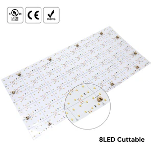 Bright Flex Led Sheet High Efficiency Led Sheet M2835 576leds 24v 8leds Cut Ip20 Cri90 Led Flex Sheet Panel UL/ETL/CE/ROHS/UKCA