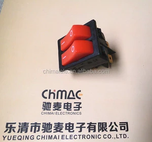 Double Pole Rocker Switch for Lamps with Copper Bridge Pushbutton Switch Manufacturer