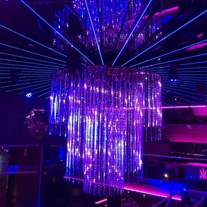 30MM DMX LED Digital Rain Meteor Vertical LED RGB Tubes for Stage Club Light