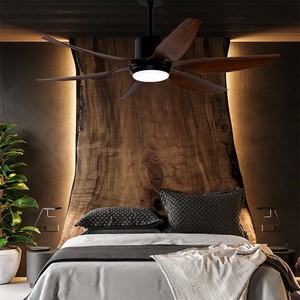 Hot Sale LED Ceiling Fan Light with Chandelier and Bedroom Motor ABS Lamp Body Light