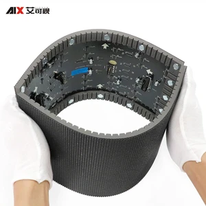 Custom Size Flexible LED Panel Bendable Soft Module for Special Shapes LED Indoor Soft Film Group
