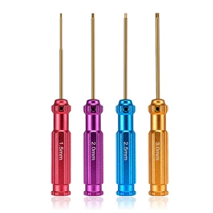 OEM Colorful Magnetic RC Screwdriver Set Hex Flat Philips Socket Precision Screwdriver Kit for RC Car Drone Electronics Repair