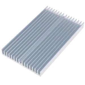Aluminum DIY Cooler Grille Shape Radiator Heat Sink Chip for IC LED Power Transistor 100*60*10mm