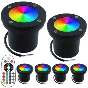 12-24V 100-277V Ip67 Outdoor Recessed Spot Inground Underground Floor Lamp Rgbw LED Buried Light