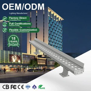 High Brightness Outdoor Led Wall Washer Light Wall Mount RGB Programmable Led Wall Washer Light