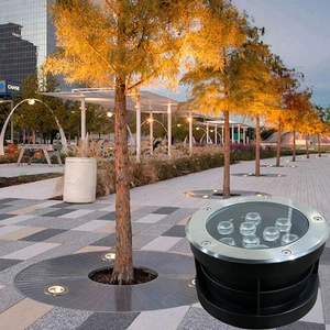 IP67 Underground Ground Buried Lamp Recessed Light 3W 6W 9W Inground Linear Light Underground Pathway Lights