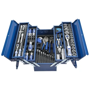 2026 Hot Product GOODKING 85-Piece CRV Hand Operated Multi-Function Hard Case Household Tool Set for Professional Car Repair 72T