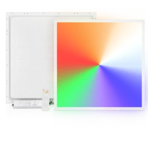 RGB Recessed Slim High Brightness IP40 Led Panel Light Square Ceiling Backlight Smart Colored Led Dimmable 60x60 Panel Light