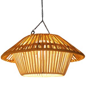 New Solar Handwoven Iron Frame LED Ceiling Light Outdoor Hanging Tree Lamp Soft Warm White DIY 1-Year Warranty